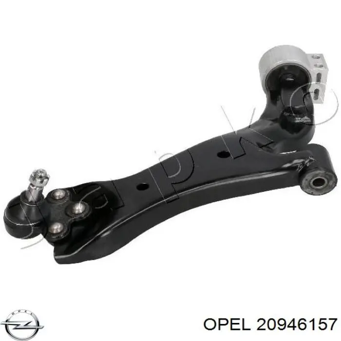 Важіль передньої підвіски нижній, правий Opel 20946157 ціна, від 55.46 USD