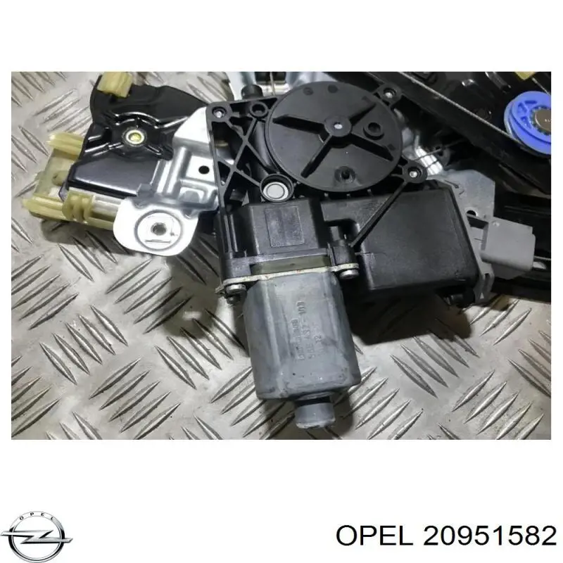 20951582 Opel Мотор склопідйомника дверей передніх, правих