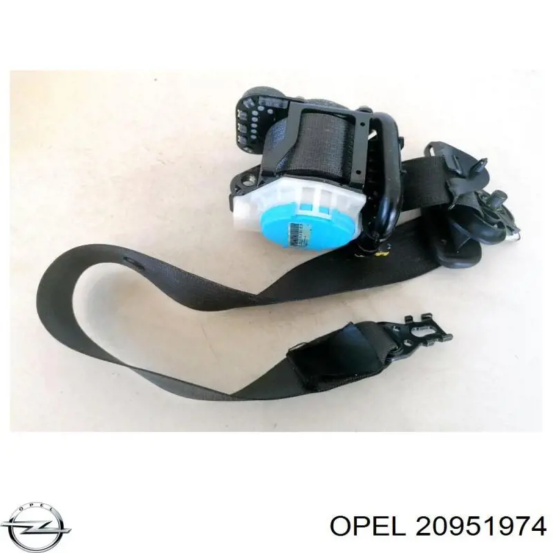 Пасок безпеки передній лівий Opel 20951974 ціна, від 30.97 USD