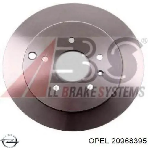 Задні дискові гальма Opel 20968395 ціна, від 48.73 USD