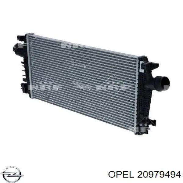 Купити 20979494 Opel Радіатор интеркуллера