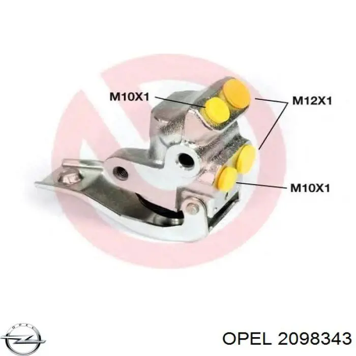 2098343 Opel лампочка галогенна