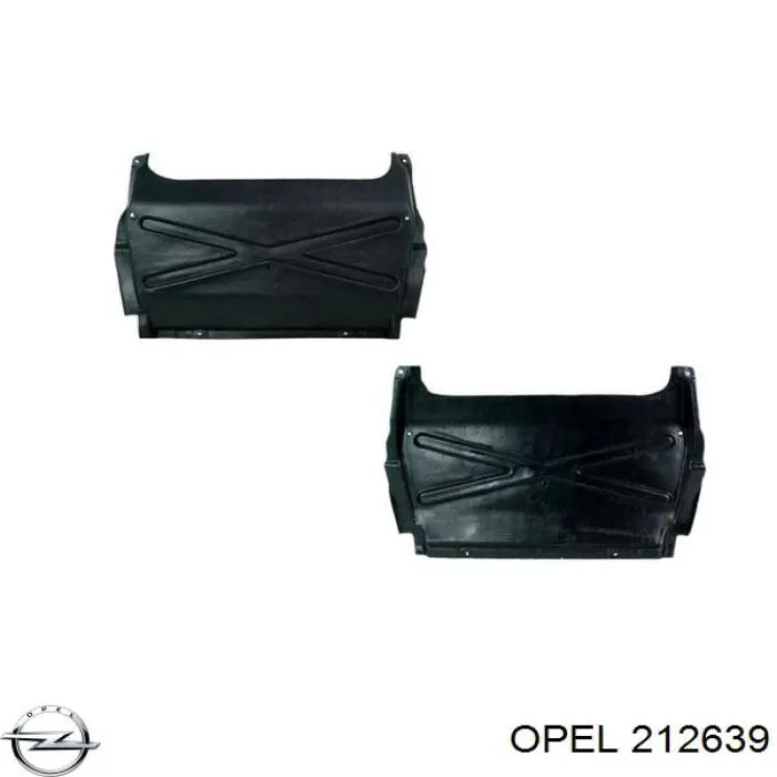 Захист моторного відсіку Opel 212639 ціна, від 31.67 USD