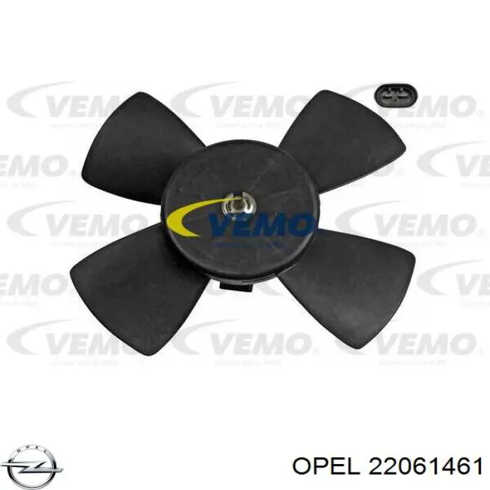 Вентилятор радіатора Opel 22061461 ціна, від 36.32 USD