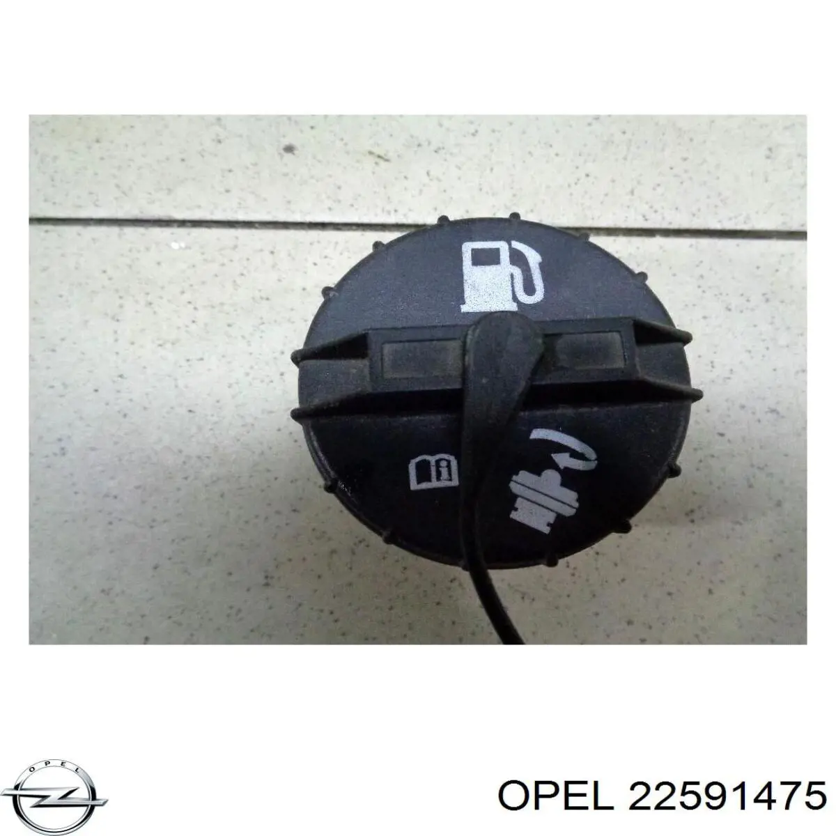 22591475 Opel Кришка / пробка бензобака