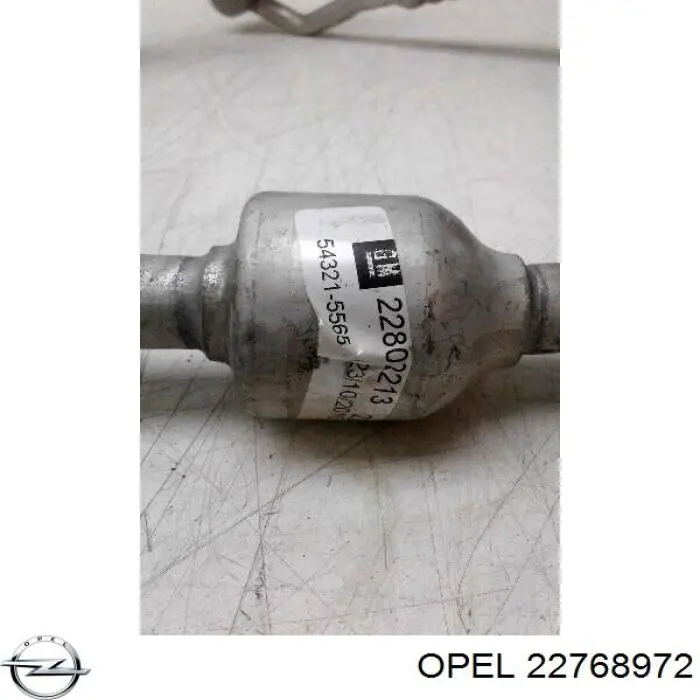 Купити 22768972 Opel Шланг кондиціонера, від радіатора до випарника