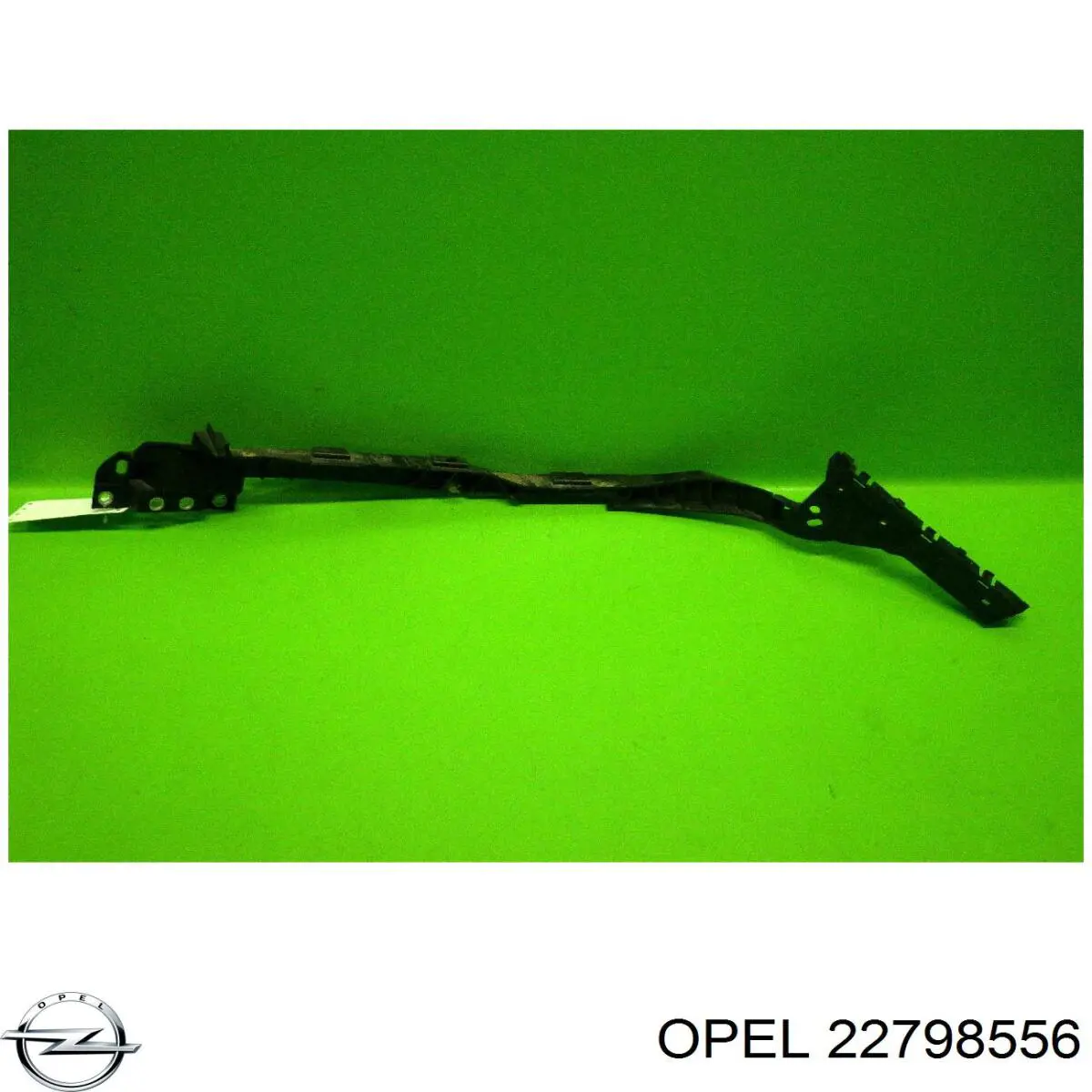 1406593 Opel направляюча переднього бампера, права