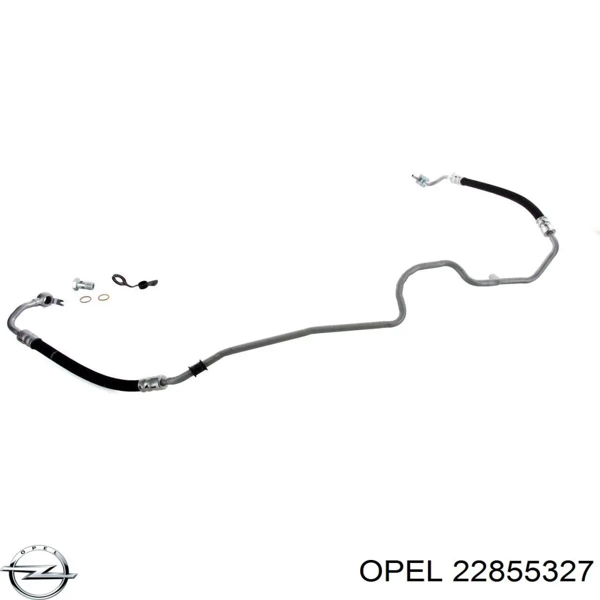 22855327 Opel шланг гпк, високого тиску гідропідсилювача керма (рейки)