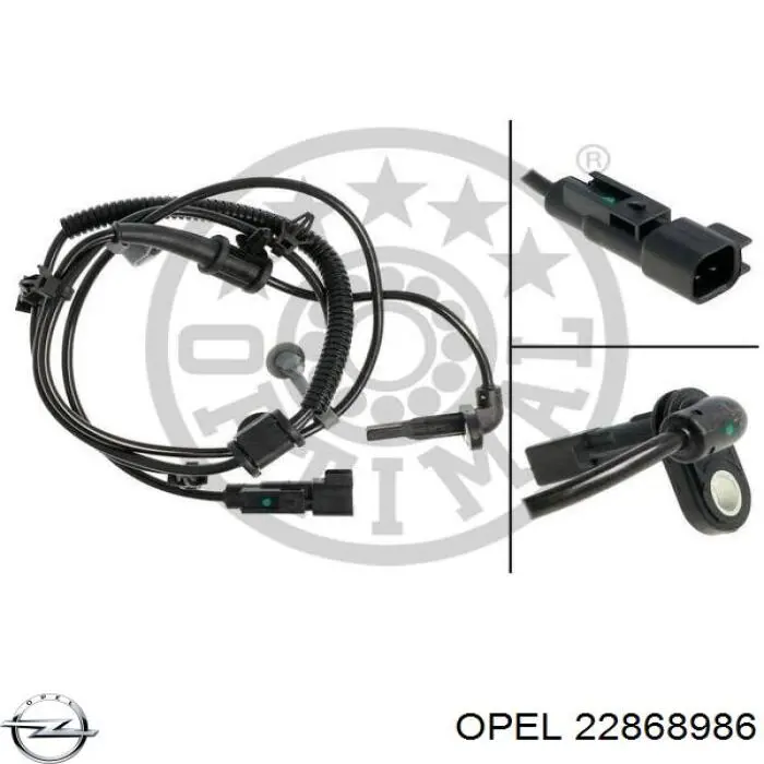 Купити 23483151 General Motors Датчик АБС (ABS) передній