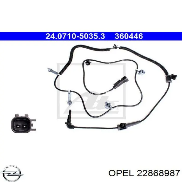 Датчик АБС (ABS) задній General Motors 22868987 ціна, від 14.85 USD