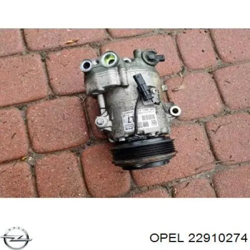 Компресор кондиціонера 22910274 Opel