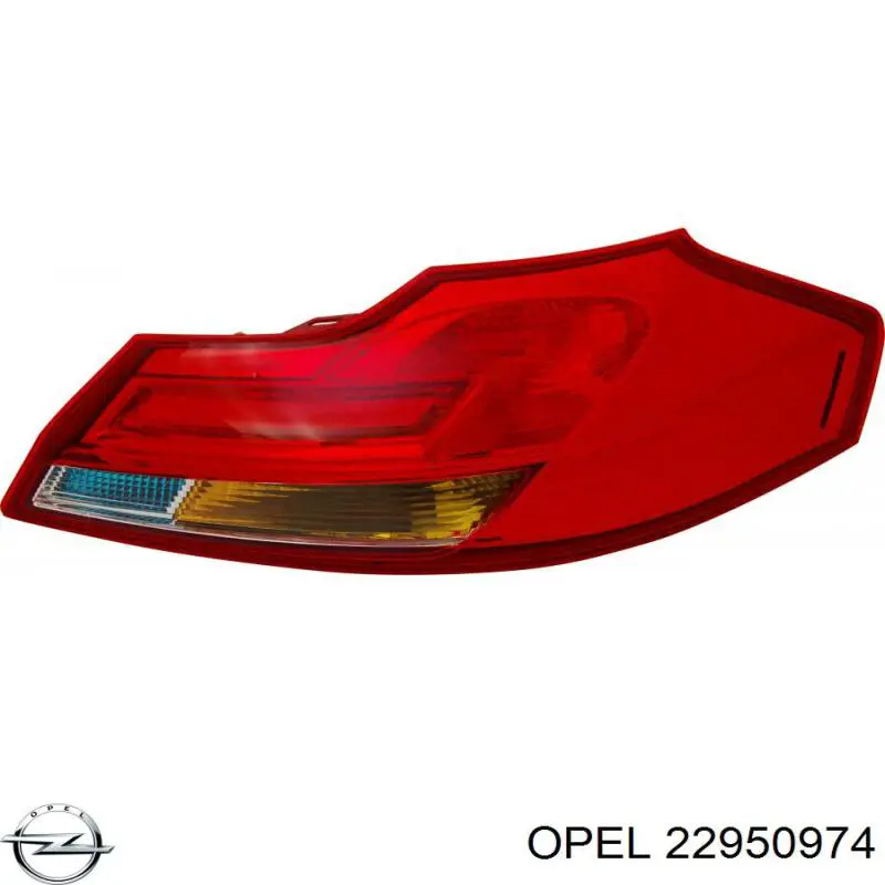 22950974 Opel Ліхтар задній правий