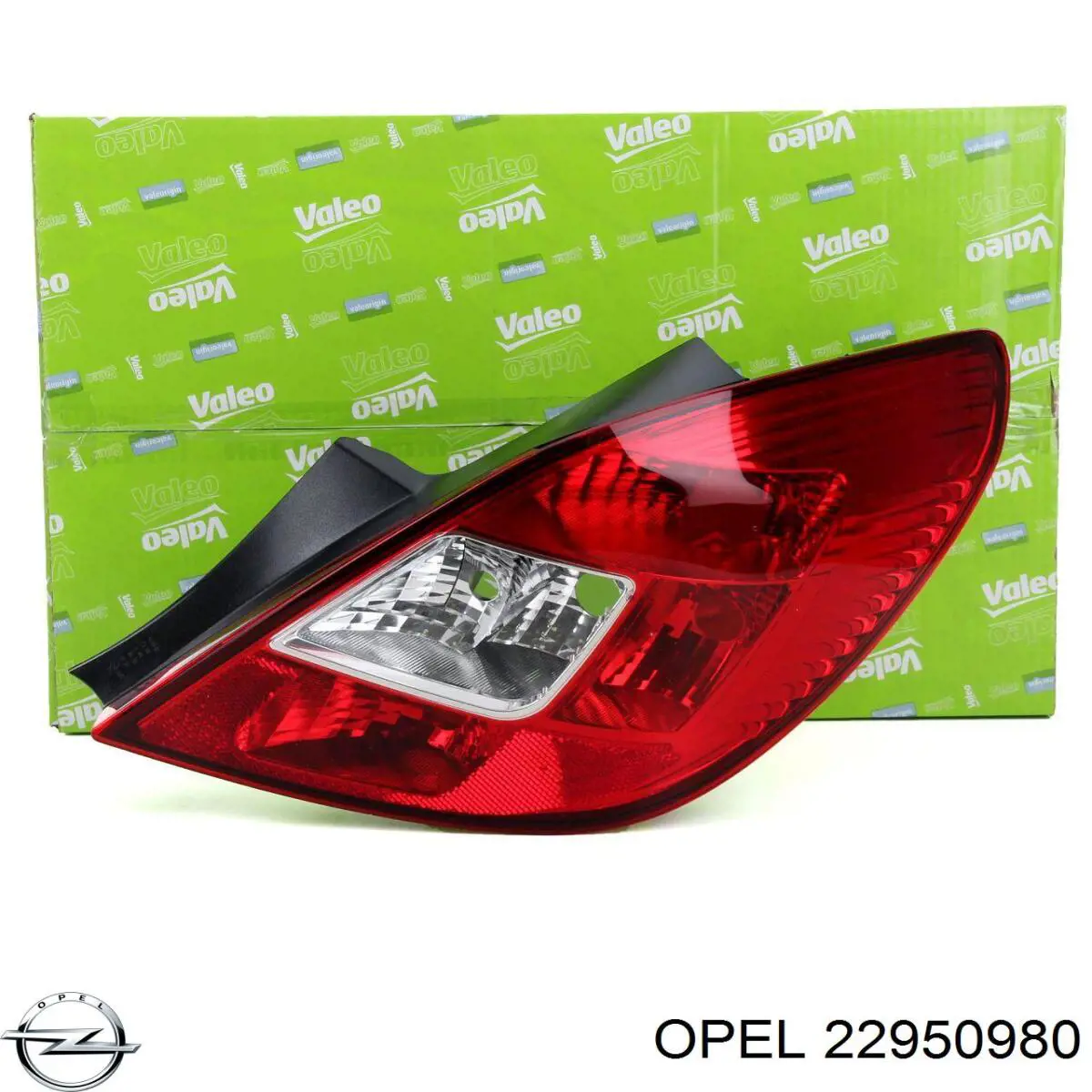 Правий відбивач бампера Opel 22950980