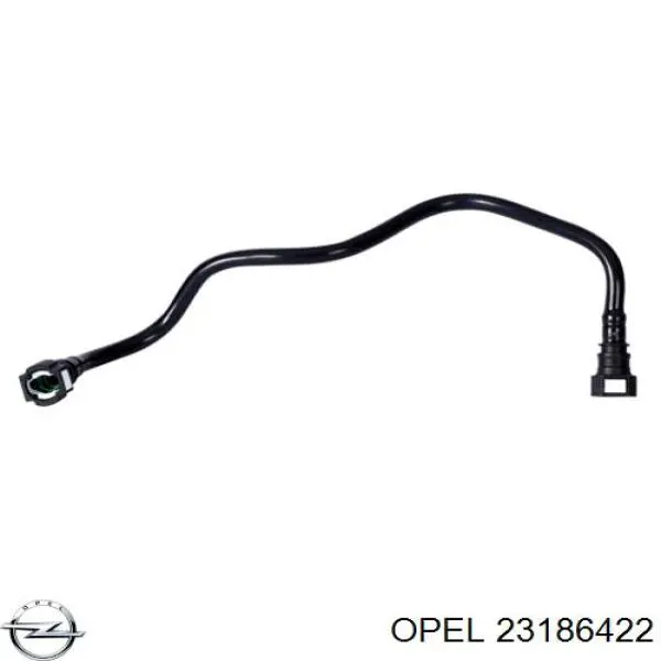Купити 23186422 Opel Шланг розширювального бачка, нижній
