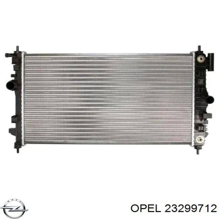 23299712 Opel Радіатор охолодження двигуна