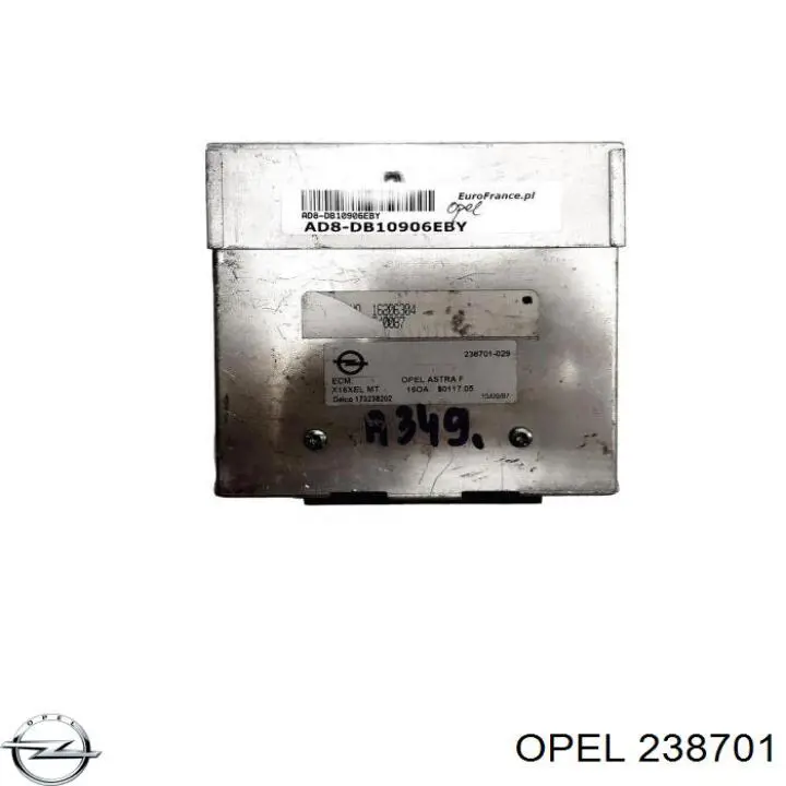 Купити 238701 Opel Буфер бампера заднього