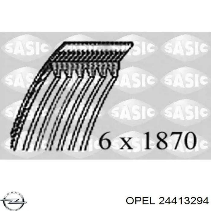 Купити 24413294 Opel Ремінь генератора
