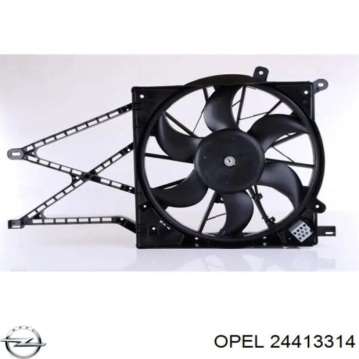 Дифузор (кожух) радіатора охолодження Opel 90570737 ціна, від 21.41 USD