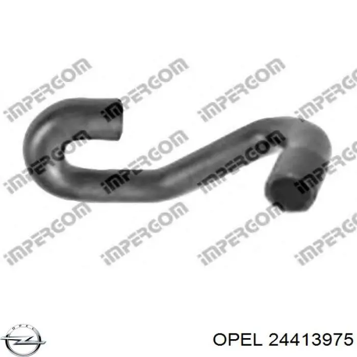 Купити 24413975 Opel Шланг/патрубок радіатора охолодження, верхній