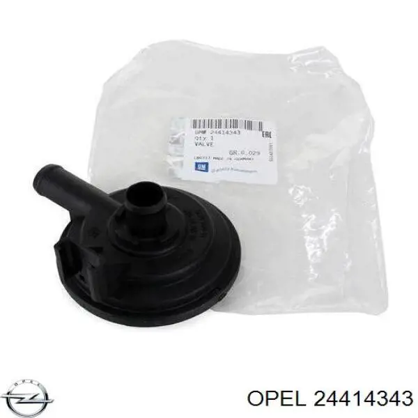24414343 Opel Клапан PCV (вентиляції картерних газів)