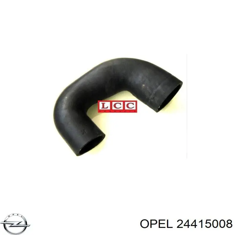 24415008 Opel шланг/патрубок інтеркулера, правий