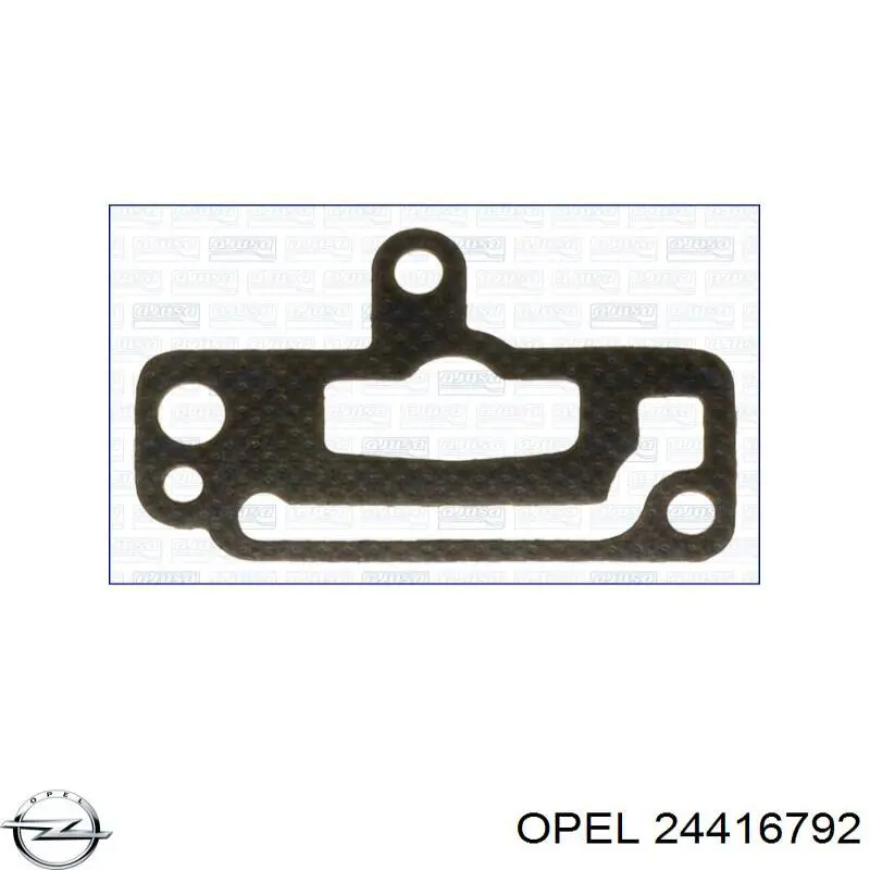 24416792 Opel прокладка egr-клапана рециркуляції