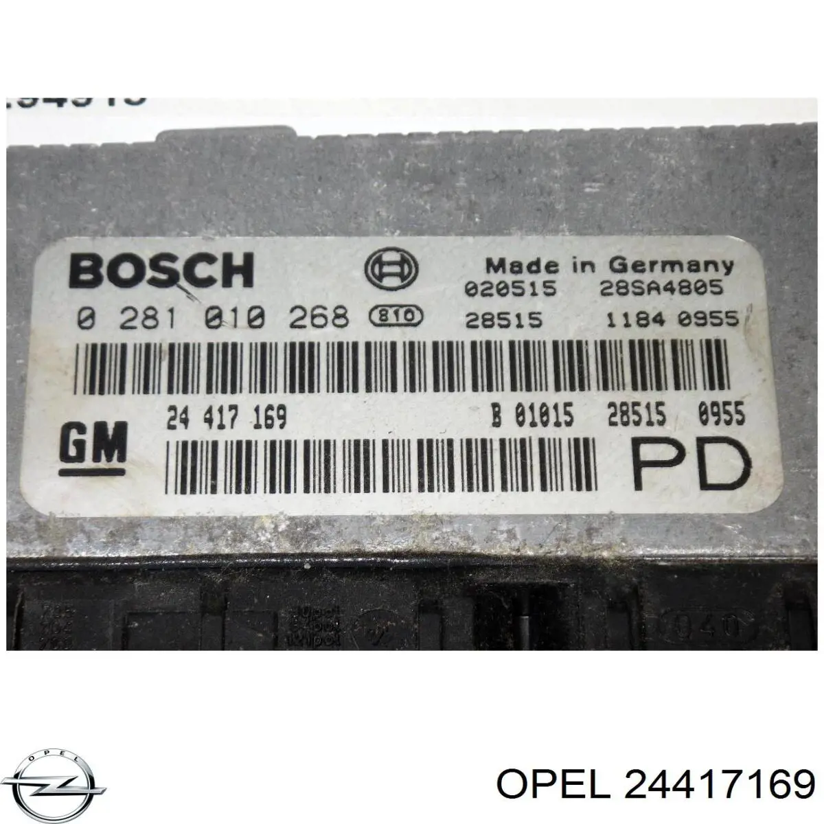 24417169 Opel Блок електронного управління