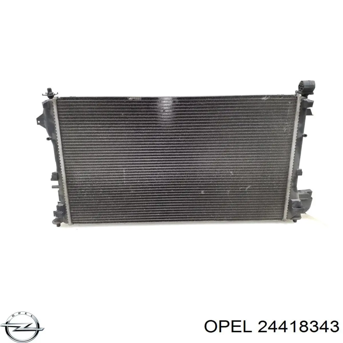 24418343 Opel Радіатор охолодження двигуна
