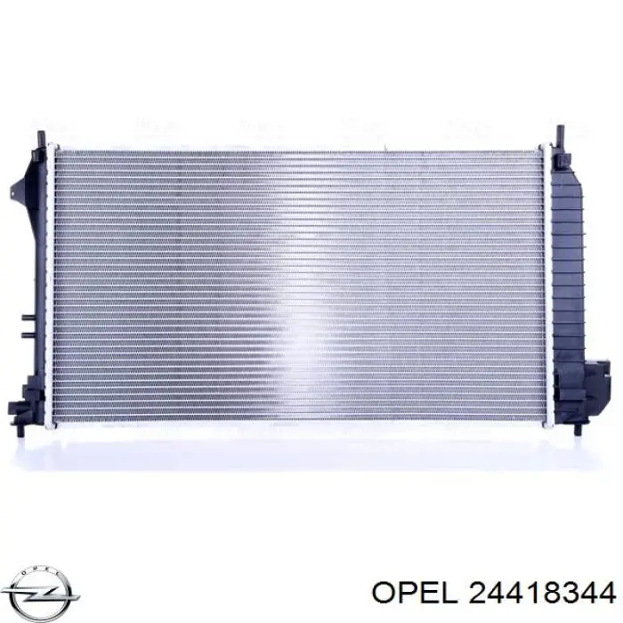 Радіатор 24418344 Opel