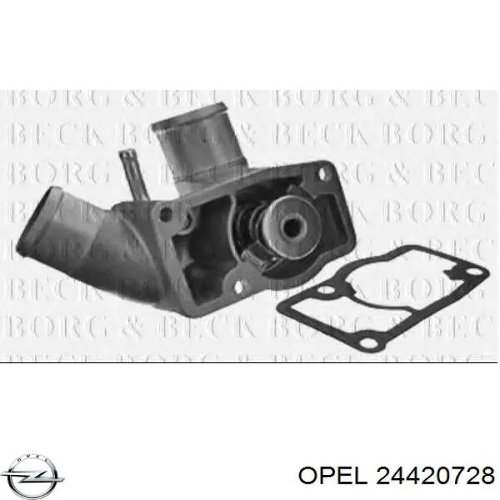 Кожух термостата Opel 24420728 ціна, від 19.95 USD
