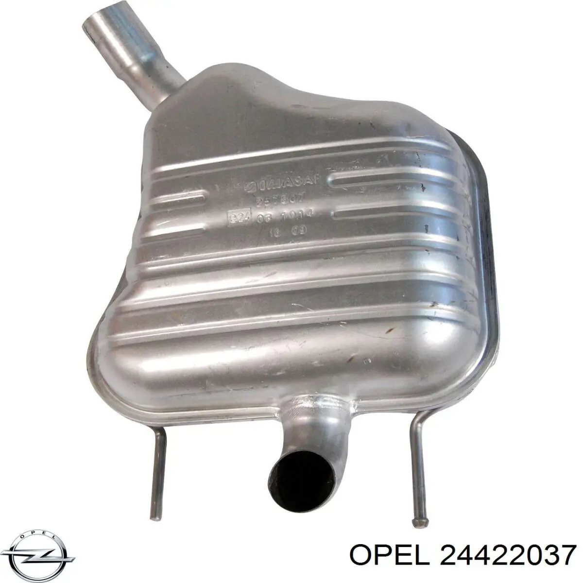 Вихлопна труба Opel 24422037 ціна, від 76.50 USD