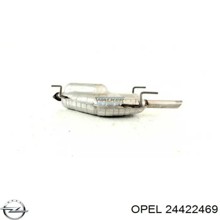 Вихлопна труба Opel 24422469 ціна, від 98.43 USD