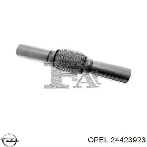 24423923 Opel Середній глушник
