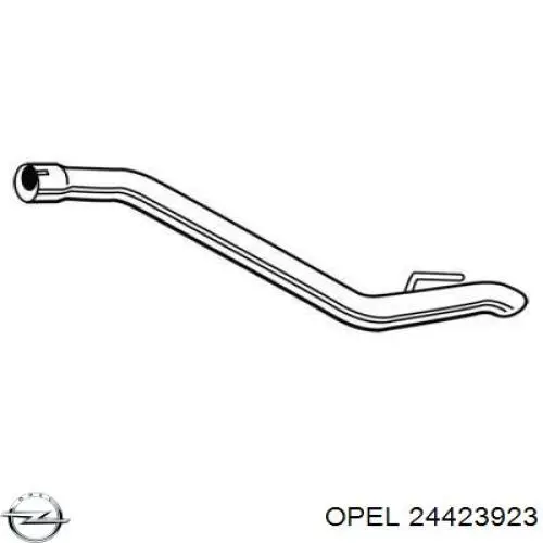 Глушник Opel 24423923 ціна, від 59.74 USD
