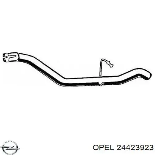 Купити 24423923 Opel Вихлоп