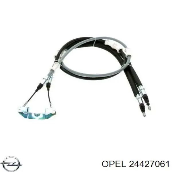 Купити 24427061 Opel Трос ручного гальма задній, правий/лівий