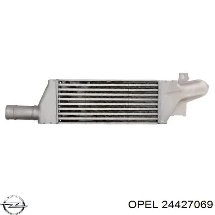 Купити 24427069 Opel Радіатор интеркуллера