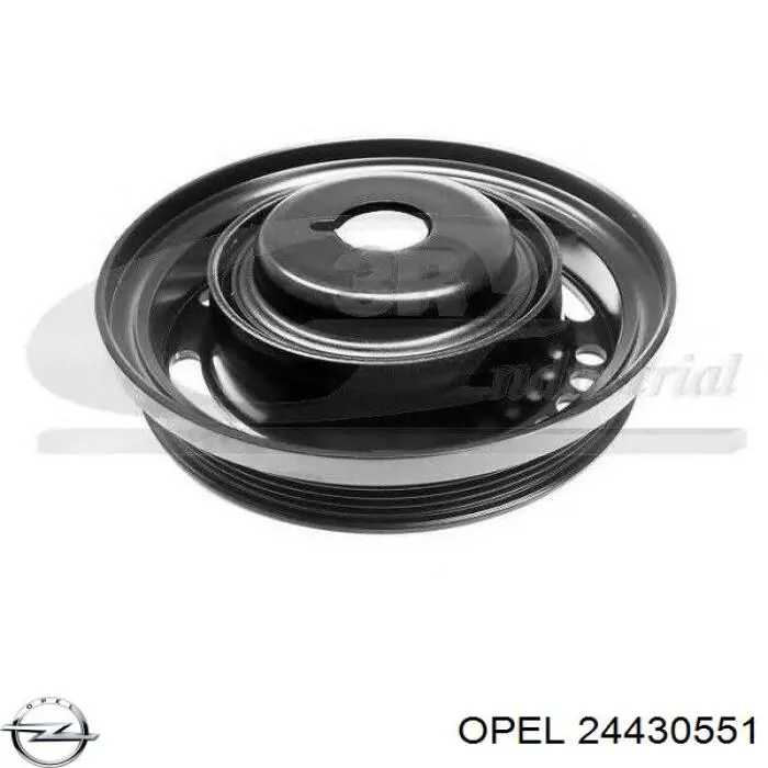 Купити 24430551 Opel Шків колінчастого вала