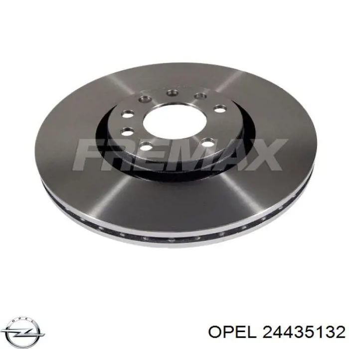 Диск гальмівний передній Opel 24435132