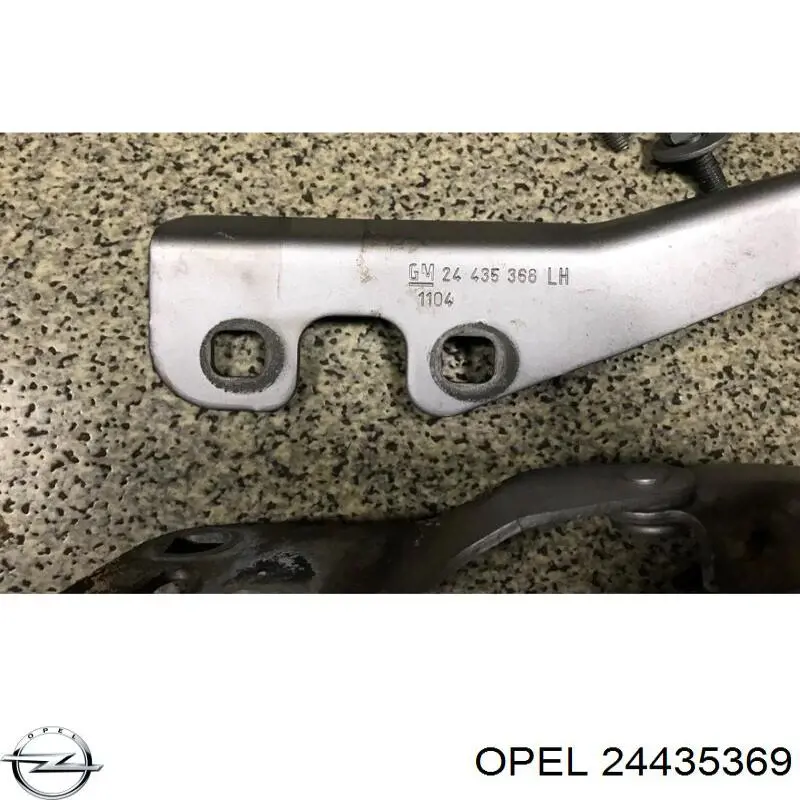 24435369 Opel Завіс капота, правий