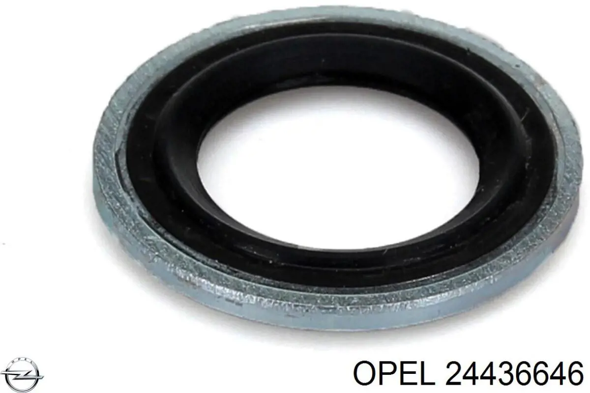 24436646 Opel кільце ущільнююче шланга компресора, зворотного