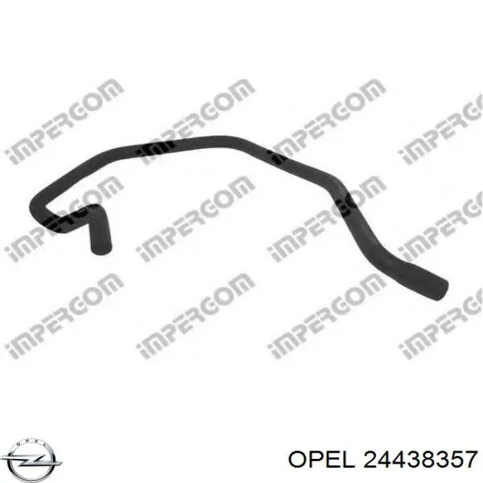 24438357 Opel шланг розширювального бачка, верхній