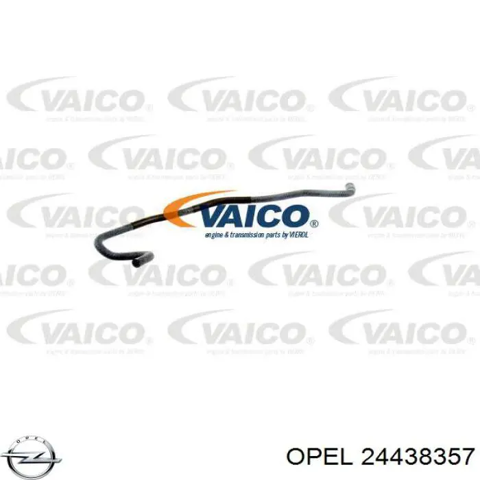 Купити 24438357 Opel Шланг розширювального бачка, верхній