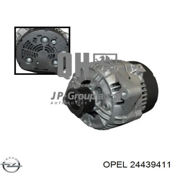 Генератор Opel 24439411 ціна, від 56.24 USD