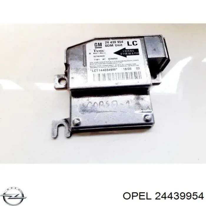 Модуль-процесор керування подушки безпеки Opel 24439954 ціна, від 12.16 USD