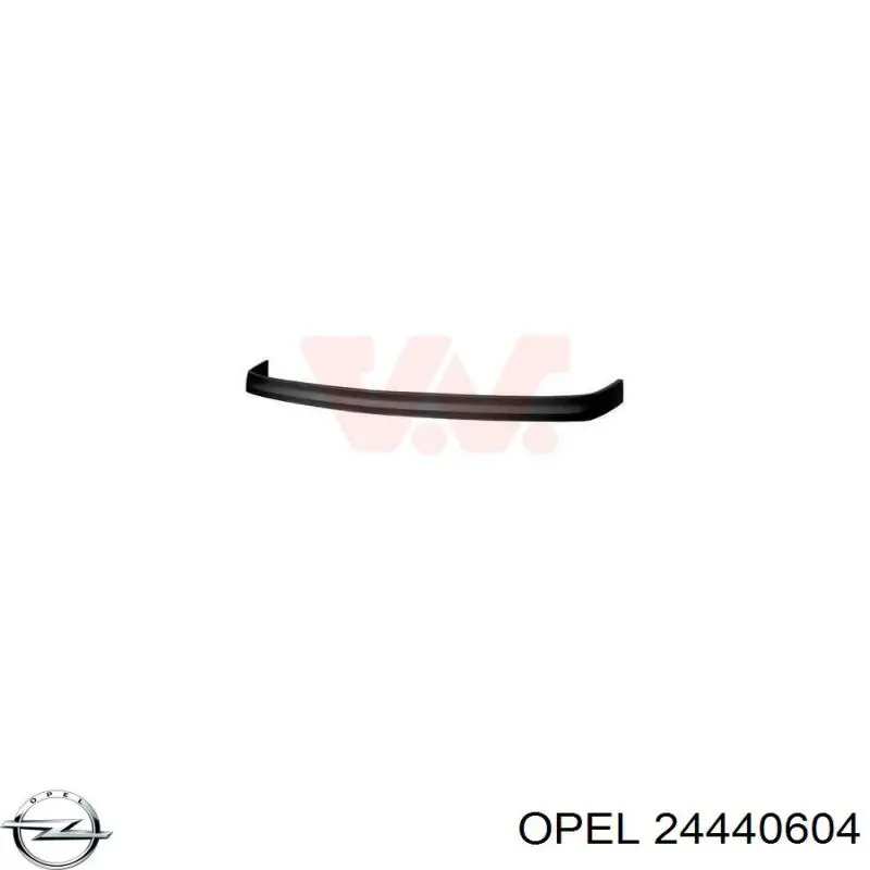 24440604 Opel Спліттер переднього бампера