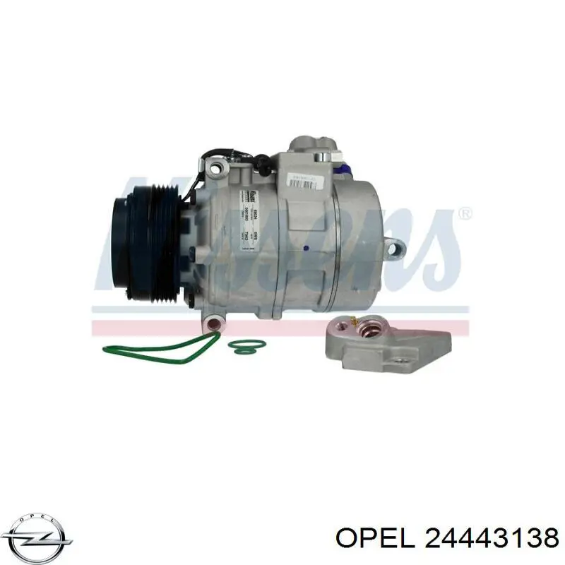 Компресор системи кондиціювання Opel 24443138 ціна, від 694.11 USD