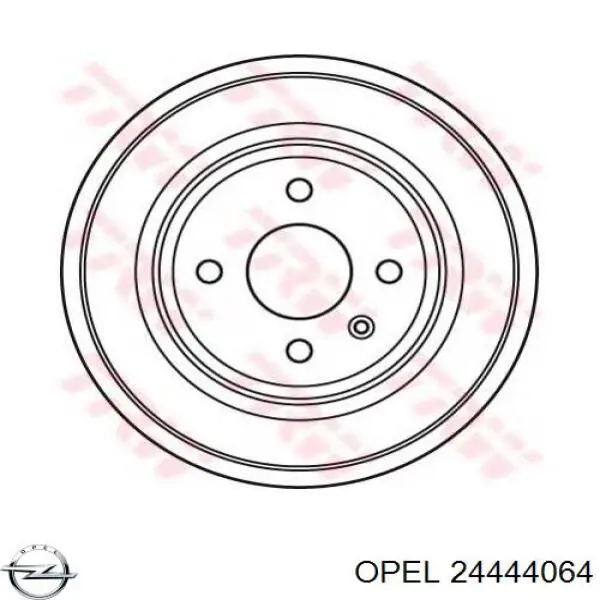 Купити 24444064 Opel Барабан гальмівний задній