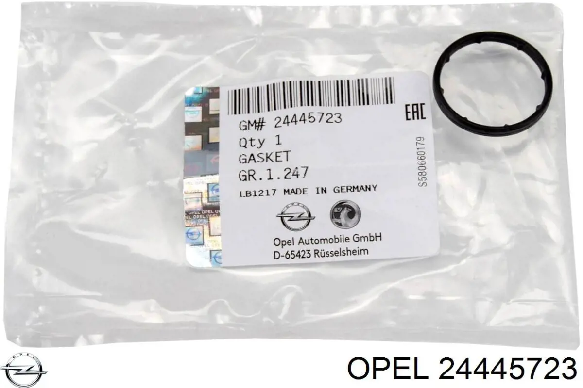 24445723 Opel прокладка корпусу термостата