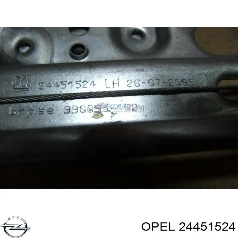 Механізм склопідйомника двері задньої, лівої Opel 24451524 ціна, від 10.60 USD